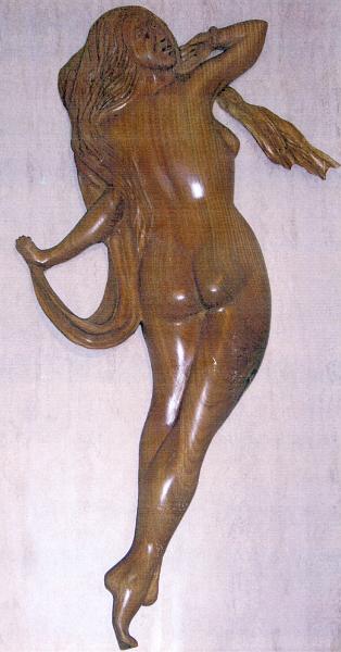 Nude.jpg - "Nude" - by Colin Etherington Elm - 36" by 11"