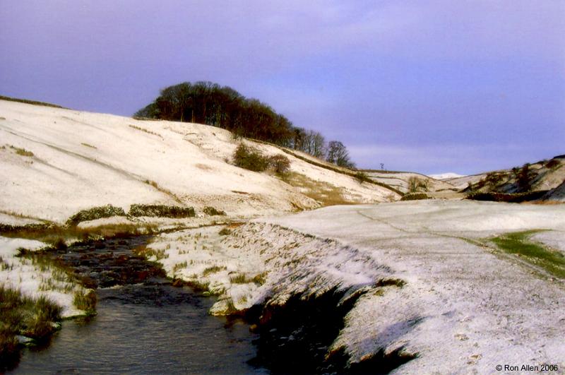 LP-Beck-in-Snow.jpg - "Long Preston Beck"  - in Snow by Ron Allen