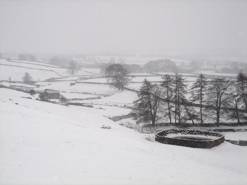 reservoir.jpg - "The Reservoir" - by John Rodgers A winter view above the village reservoir at Scale Haw.             