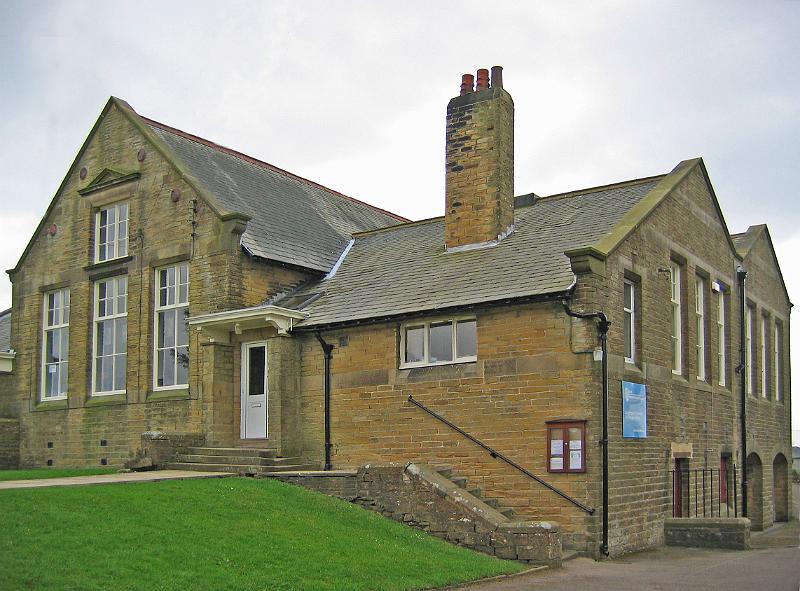 School_B.jpg - "The School" - by Nita Dewar Long Preston Endowed Primary School.