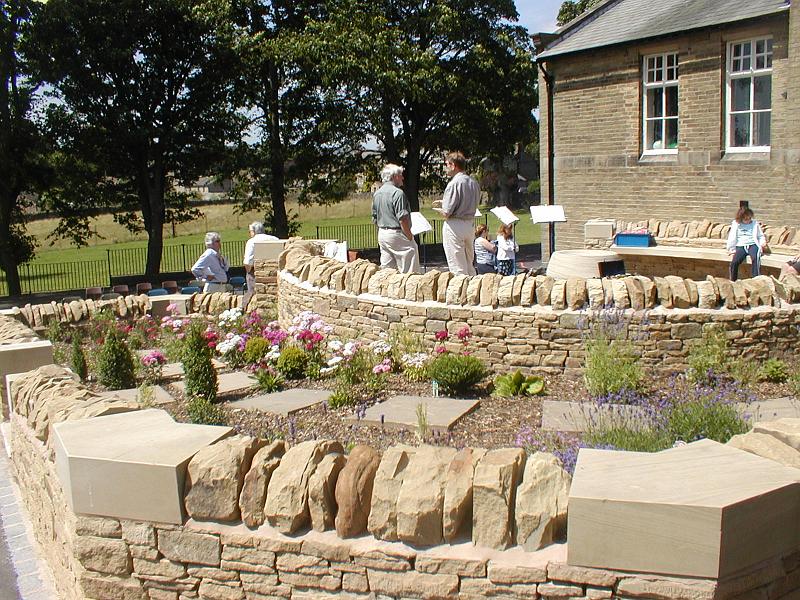 school_garden.JPG - "The Garden" - by John Rodgers Long Preston Endowed Primary School.