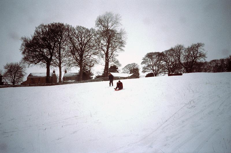 0603lv140.jpg - The Slide"  - by Louise Vardey Toboganning near St Marys