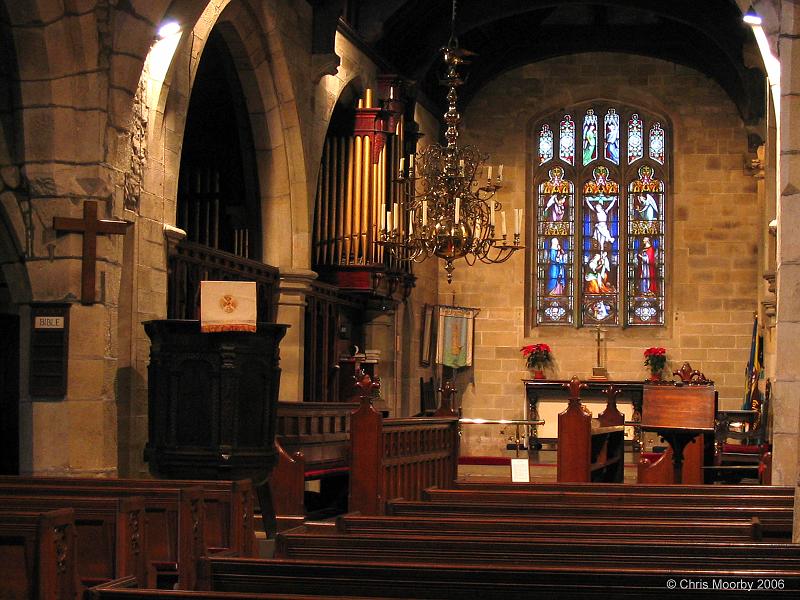 Church_Interior.jpg - "St Mary's Church"  -  by Chris Moorby. Interior - looking towards main window.