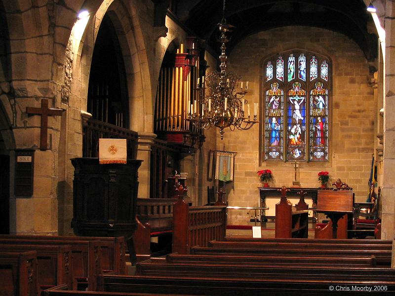Church_Interior.jpg - "St Mary's Church"  -  by Chris Moorby. Interior - looking towards main window.