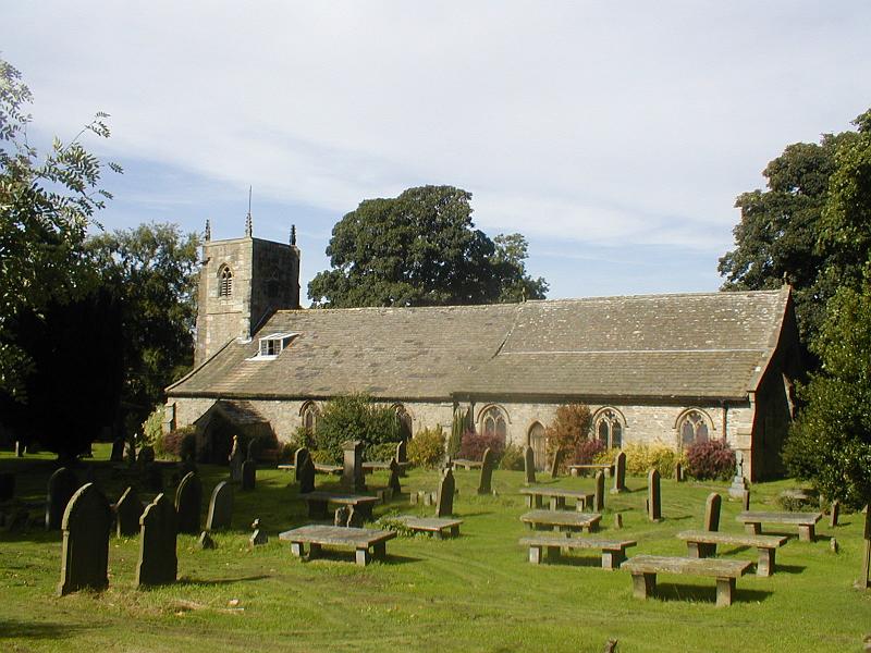 church_yard.jpg - "St. Mary's Church"  -  by John Rodgers. View of St Mary's churchyard at Long Preston.