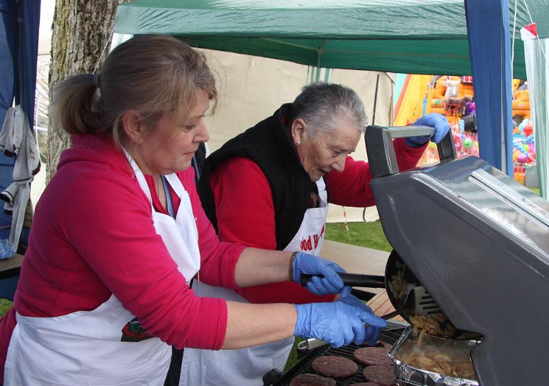 Burgers.jpg - The Burgher Stall were kept very busy all afternoon.