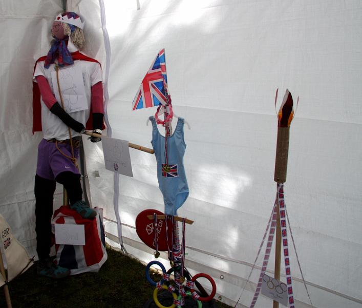 Maypoles.jpg - The wiiners of the "Decorated Pole"  (  3rd - 1st -  2nd )